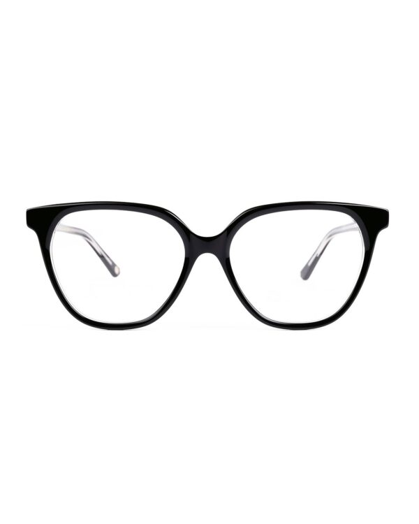 cat eye acetate black frame adult optical glasses