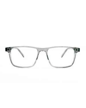 rectangle acetate mens grey optical glasses frames