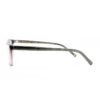rectangle acetate mens grey optical frame