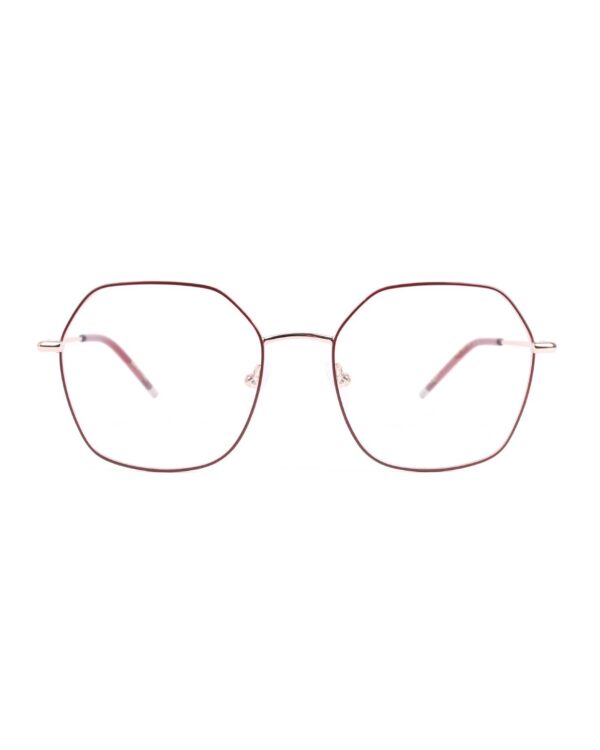 metal hexagon adults optical frame