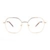 metal hexagon adults optical frame
