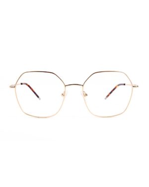 metal hexagon adults optical frame