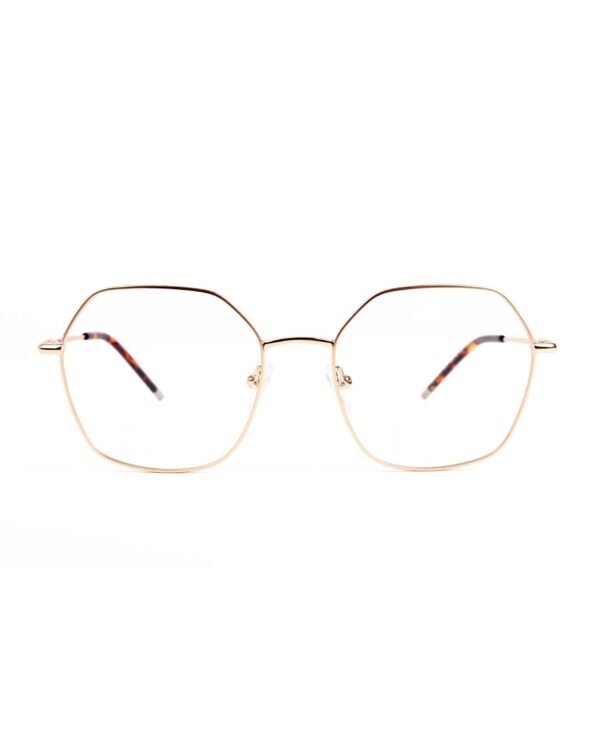 metal hexagon adults optical frame