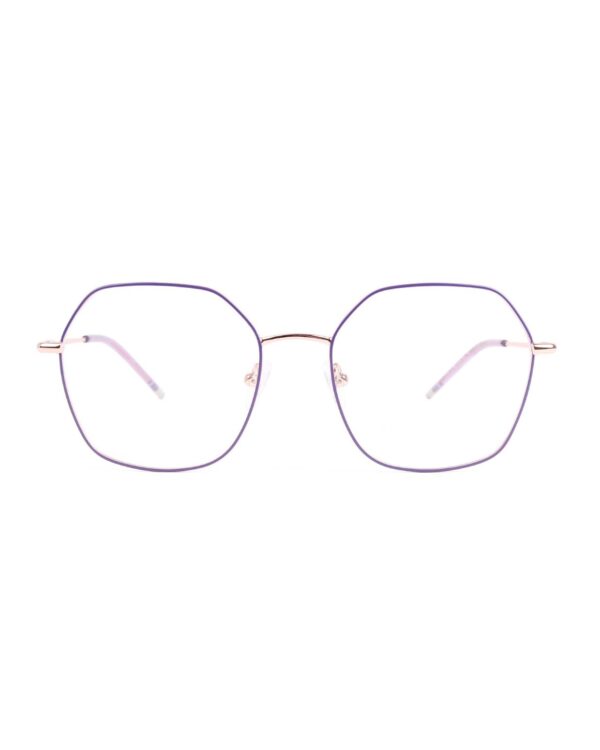 metal hexagon adults optical frame