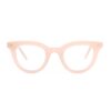 chunky acetate cat eye nude adults optical frame glasses