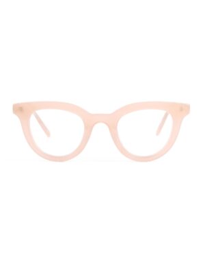 chunky acetate cat eye nude adults optical frame glasses