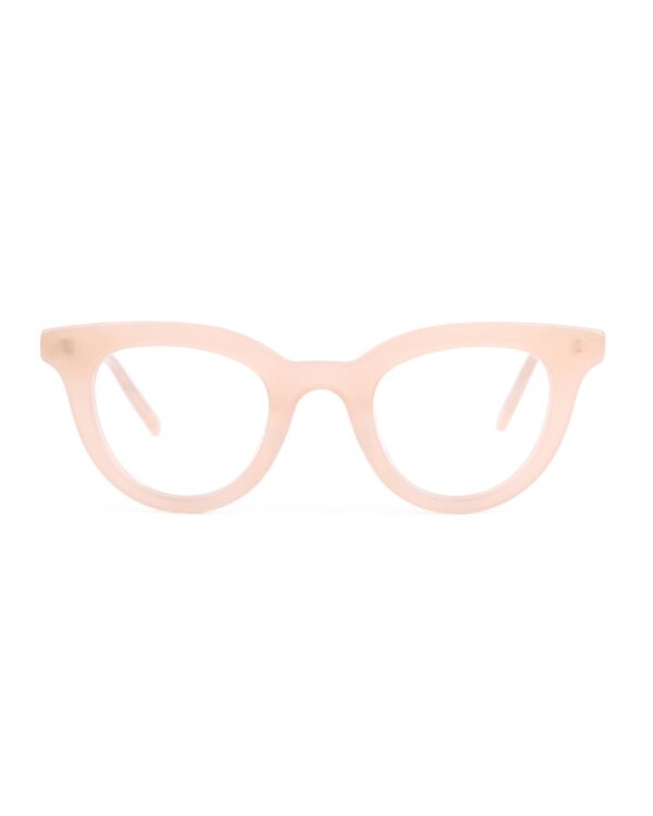 chunky acetate cat eye nude adults optical frame glasses