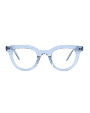 chunky acetate cat eye blue adults optical frame glasses