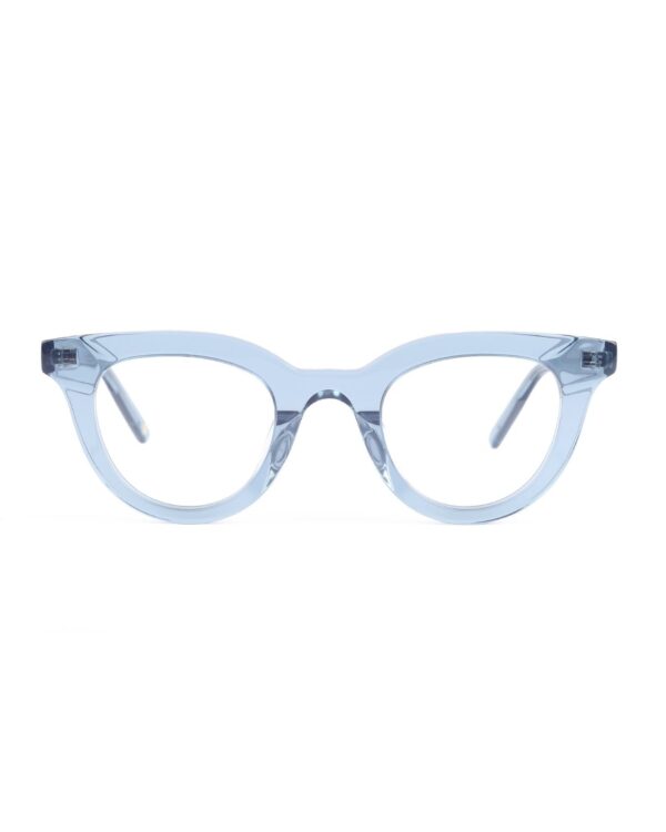 chunky acetate cat eye blue adults optical frame glasses