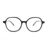 oversized square black teen optical glasses frame