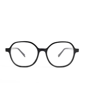 oversized square black teen optical glasses frame
