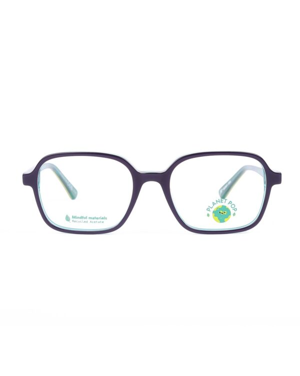 blue square kids optical glasses