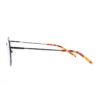 black metal round adult optical glasses