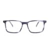 acetate rectangle blue mens optical frame