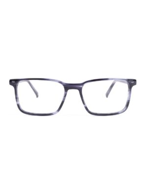 acetate rectangle blue mens optical frame