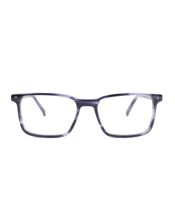 acetate rectangle blue mens optical frame