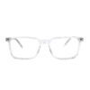acetate rectangle clear adult optical frame