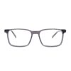 acetate rectangle grey adult optical frame