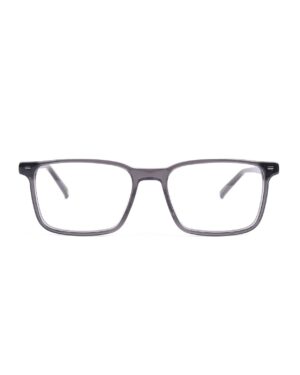 acetate rectangle grey adult optical frame