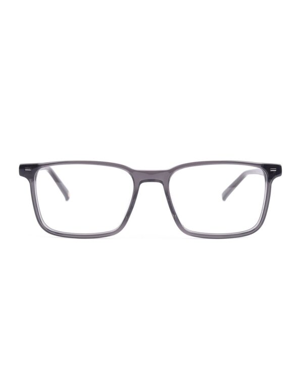 acetate rectangle grey adult optical frame