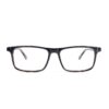 black acetate flat top adult optical glasses frames