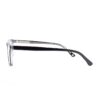 black acetate flat top adult optical glasses frames