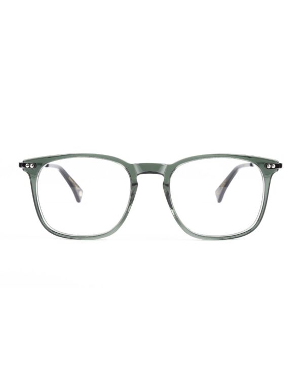 preppy combination adult green acetate optical glasses frame