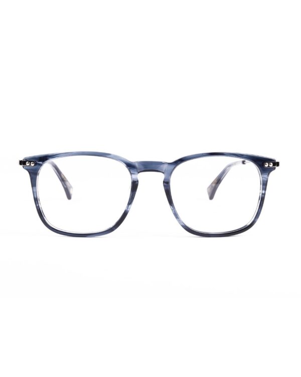 preppy combination adult blue acetate optical glasses frame