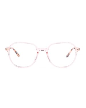 oversized square teen optical glasses frames blush pink acetate