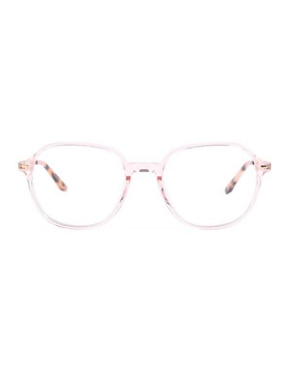oversized square teen optical glasses frames blush pink acetate