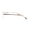 oversized square teen optical glasses frames blush pink acetate