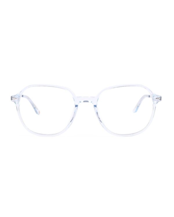oversized square teen optical glasses frames blue acetate