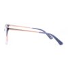 preppy round adult optical glasses frames blue graduated acetate combination