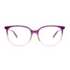 preppy round adult optical glasses frames purple graduated acetate combination