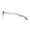 preppy round adult optical glasses frames purple graduated acetate combination