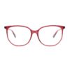 preppy round adult optical glasses frames pink acetate combination