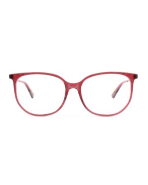 preppy round adult optical glasses frames pink acetate combination