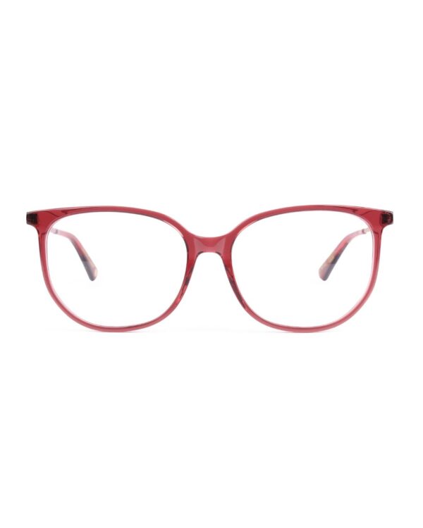 preppy round adult optical glasses frames pink acetate combination
