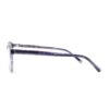 preppy round adult optical glasses frames blue stripe horn acetate
