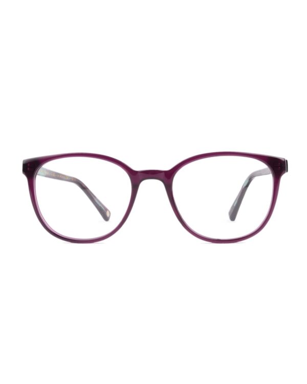 preppy round purple acetate adult optical glasses frames