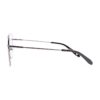 geometric silver metal adult optical glasses frames