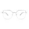 geometric gold metal adult optical glasses frames