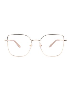 geometric gold metal adult optical glasses frames