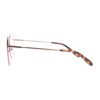 geometric pink metal adult optical glasses frames