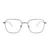 small geometric green metal adult optical glasses frames