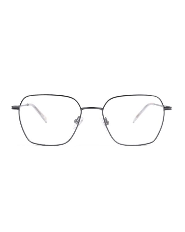 small geometric green metal adult optical glasses frames