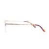 small geometric gold metal adult optical glasses frames