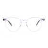 oversized preppy round clear acetate adult optical glasses frames