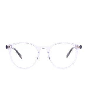 oversized preppy round clear acetate adult optical glasses frames