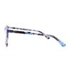 oversized preppy round blue tortoiseshell acetate adult optical glasses frames
